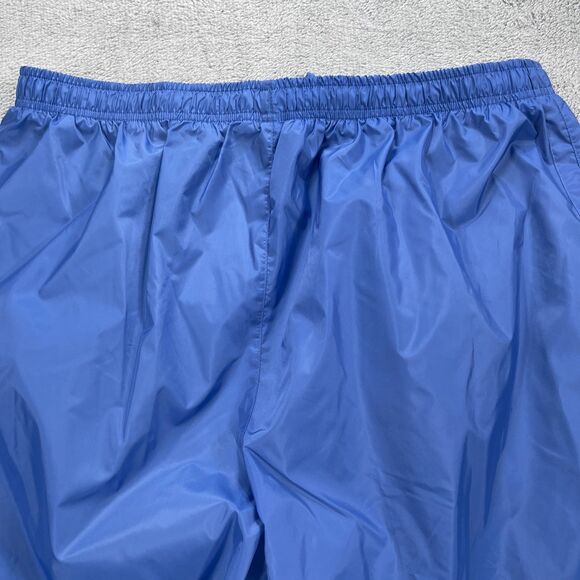 Vintage Nike Track Pants Mens 2XL Blue Windbreaker Waterproof Ankle Zip - Picture 7 of 16